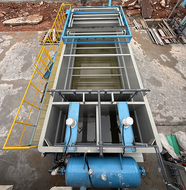 Tratamiento de agua de flotación de aire disuelto para aguas residuales