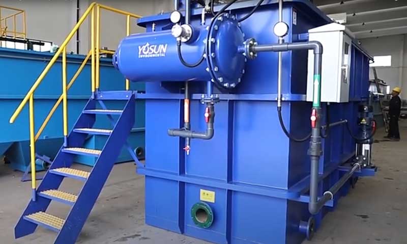 Unidades de tratamiento de aguas residuales Equipos para plantas de tratamiento de aguas residuales Flotación por aire disuelto DAF